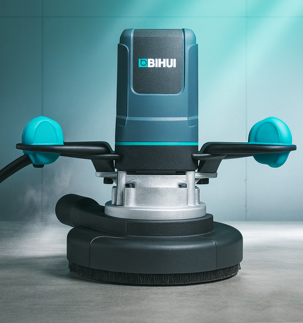 Bihui 1900W Concrete Grinder with 180mm Dual Row Diamond Disc