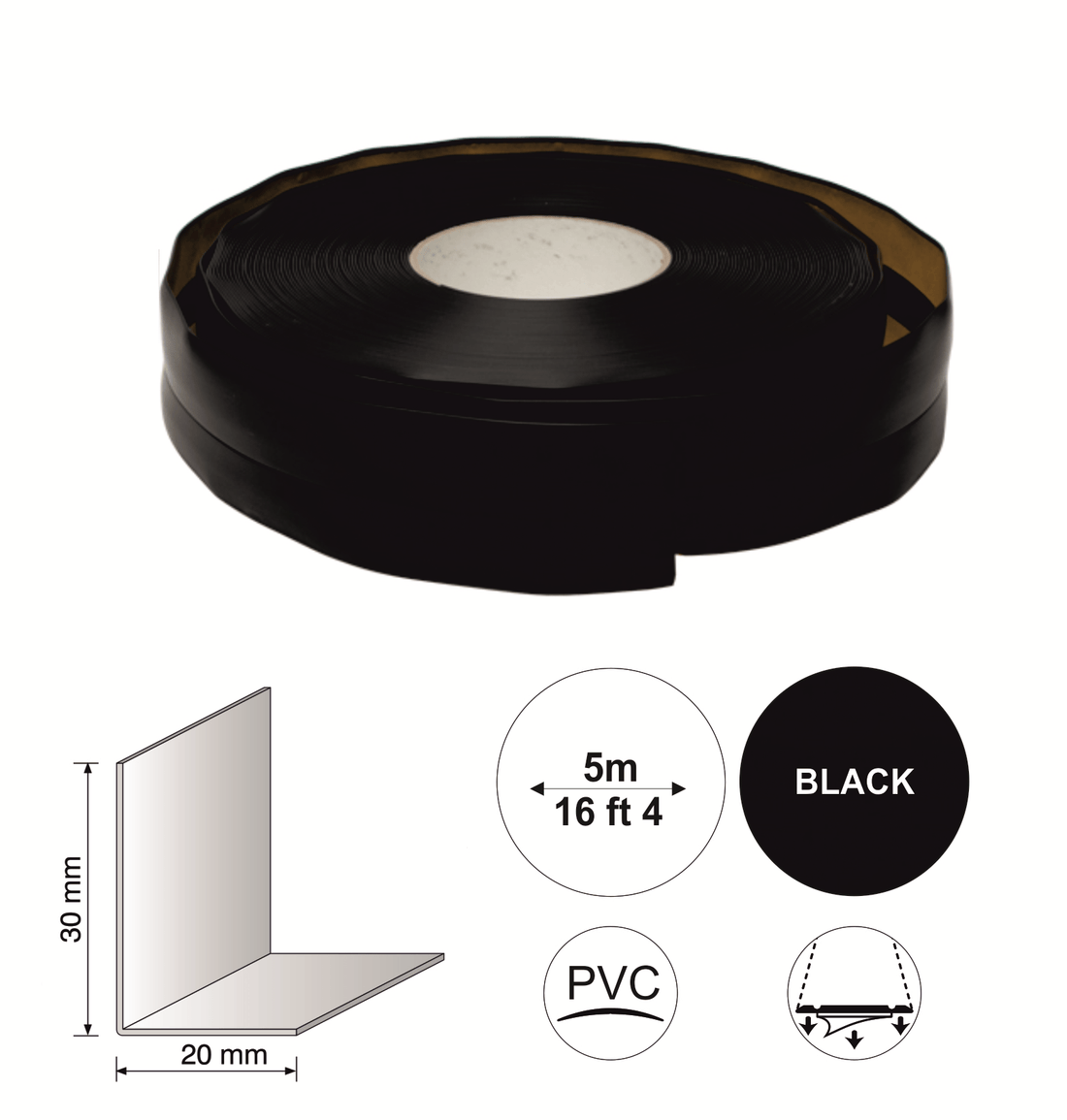 Flexi Adjustable PVC Baseboard