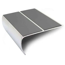 NSL29 Aluminium Anti-Slip Stair Nosing 87x40mm – Heavy-Duty Edge Trim with PVC Insert