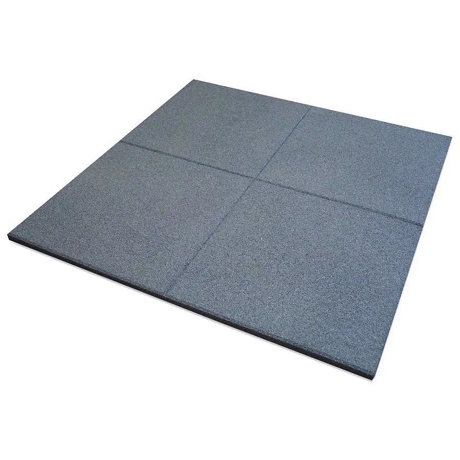 Black UniSoft Rubber Tile 50 x 50 cm