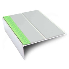 ASL10 85x32mm Aluminium Non Slip Stair Nosing Edge Trim With Pvc Insert