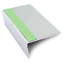 ASL02 57x32mm Aluminium Non Slip Stair Nosing Edge Trim With Pvc Insert