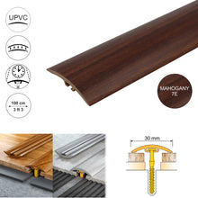 D-P0300 PVC 30mm Wood-Style Door Transition Strip