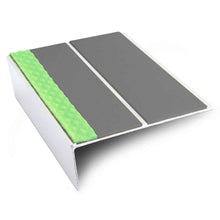 ASL10 85x32mm Aluminium Non Slip Stair Nosing Edge Trim With Pvc Insert