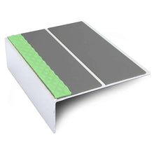 ASL09 85x30mm Aluminium Non Slip Stair Nosing Edge Trim With Pvc Insert