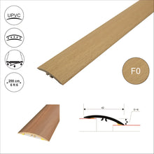 M-M0200 42mm PVC Wood Effect Flat Self-Adhesive Door Threshold Strip