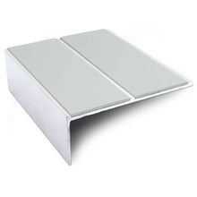 NSL09 85 x 32mm Aluminium Non Slip Stair Nosing Edge Trim With Pvc Insert
