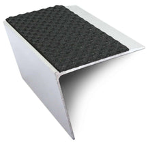 NSL26 67x55mm Tredsafe Aluminium Stair Nosing with DDA-Compliant PVC Insert