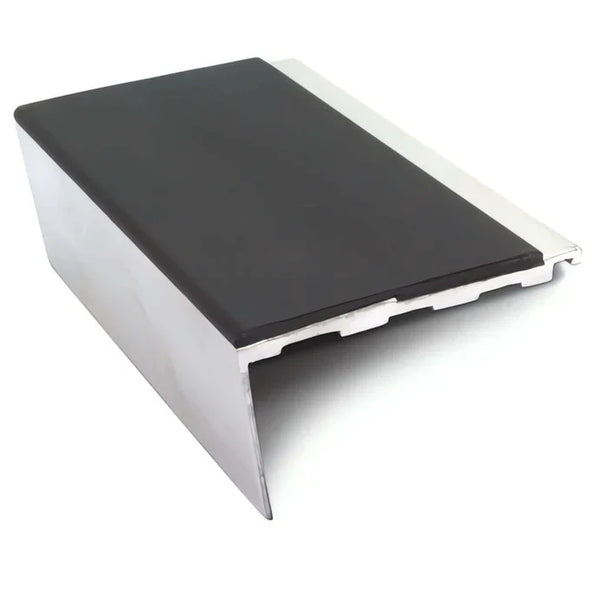 NXFS06 Aluminium Rakeback Stair Nosing – 62mm x 33mm Safety Profile