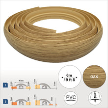 40mm PVC Flex Line Flooring Transition Strip – Flexible Threshold Profile