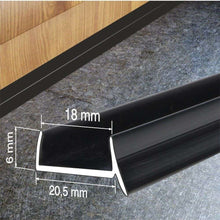 18mm PVC Kitchen Plinth Seal Strip – Waterproof Cabinet Base Trim