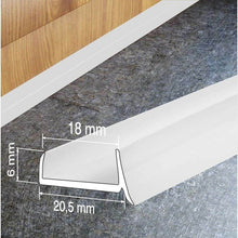 18mm PVC Kitchen Plinth Seal Strip – Waterproof Cabinet Base Trim