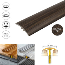 D-P0300 PVC 30mm Wood-Style Door Transition Strip