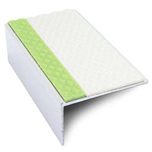 ASL01 Tredsafe 56x32mm Aluminium Non Slip Stair Nosing Edge Trim With Pvc Insert